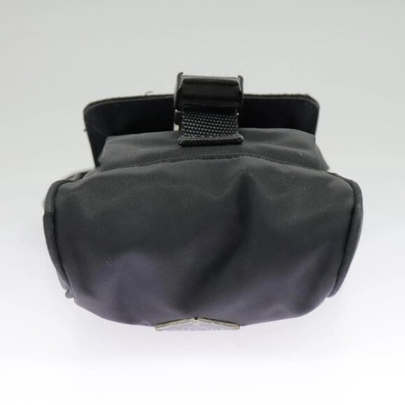 PRADA Shoulder Pouch Nylon Black Silver Auth - Picture 5 of 16